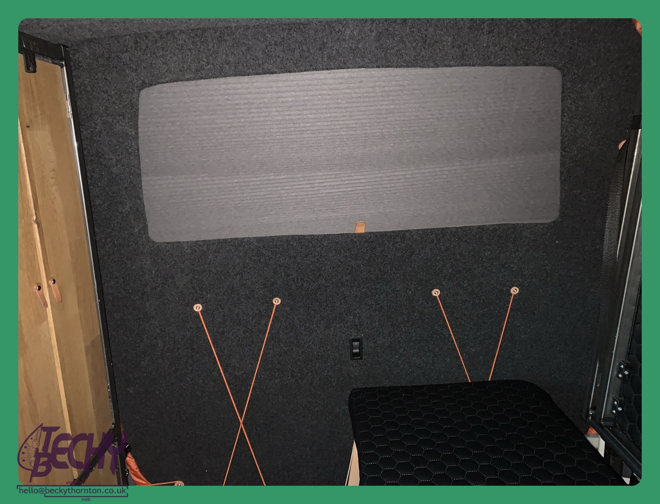 Tailgate – Plywood, New Strap and Storage Bungee